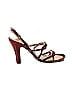 Michel Perry Burgundy Brown Sandals Size EU 38 1/2 - photo 1