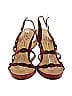 Michel Perry Burgundy Brown Sandals Size EU 38 1/2 - photo 2