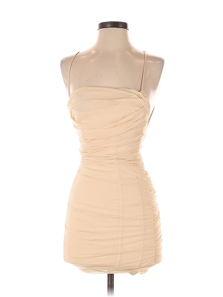 Pre-owned Oh Polly Cocktail Dress In Brown
