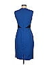 Diane von Furstenberg Color Block Blue Cocktail Dress Size 6 - photo 2
