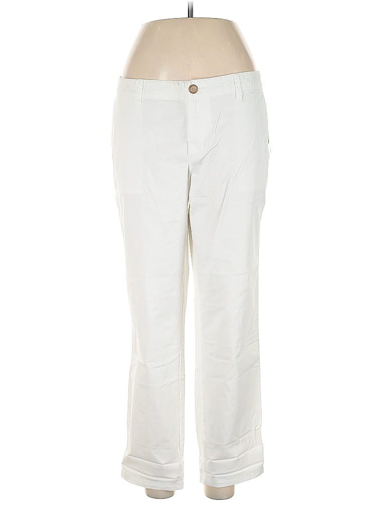 GAP OUTLET Pre-owned Casual Pants In White