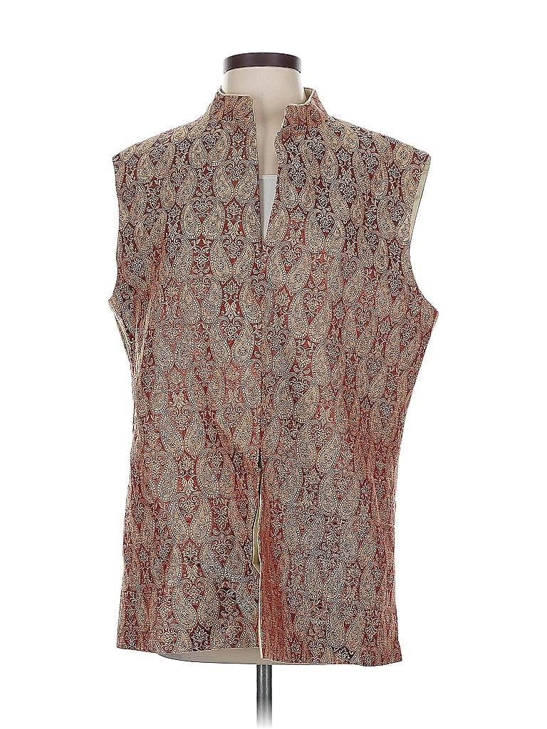 Pre-owned Azalea Sleeveless Blouse In Burgundy