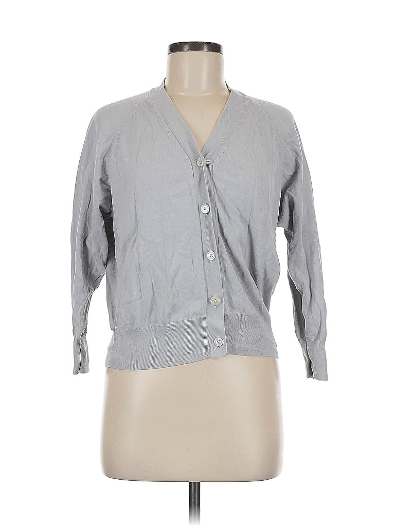 Pre-owned Unbranded Cardigan Sweater In Gray