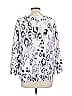 Alfred Dunner Animal Print Purple Pullover Sweater Size 1X - photo 2