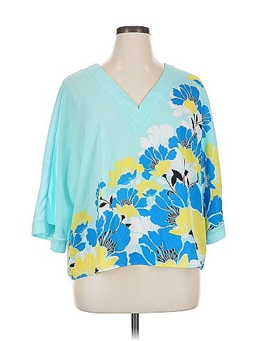 Worthington 3/4 Sleeve Blouse (view 1)