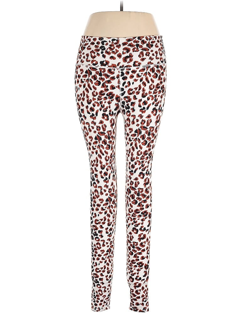 Pre-owned Varley Leggings In Brown