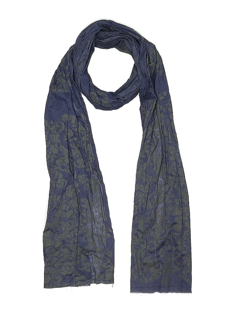 Pre-owned Assorted Brands Scarf In Blue