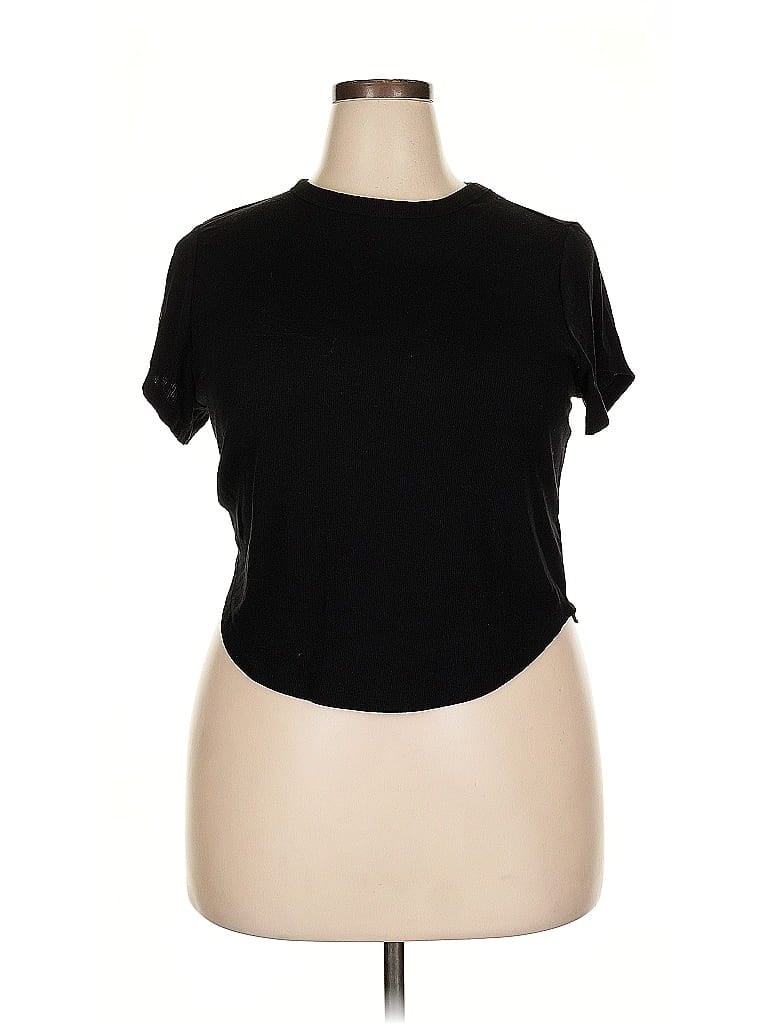 Pre-owned Active By Old Navy Short Sleeve T-shirt In Black