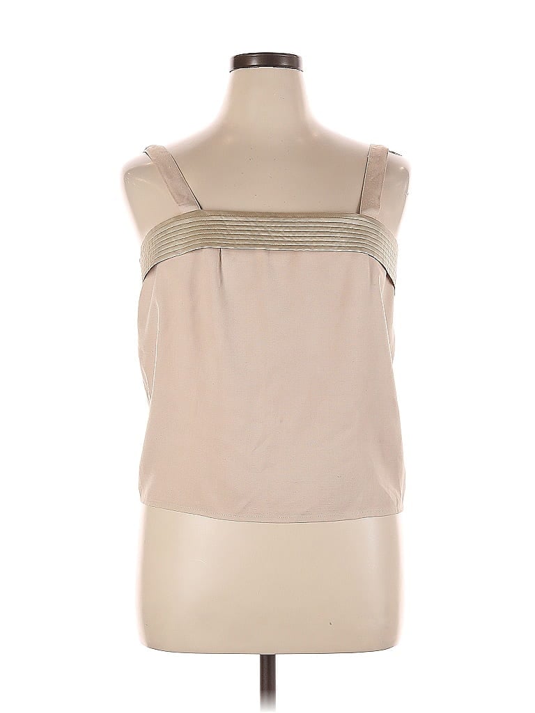 ALBERT NIPON Pre-owned Sleeveless Blouse In Brown