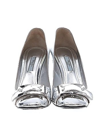 Prada Patent Leather Buckle Pumps (view 2)