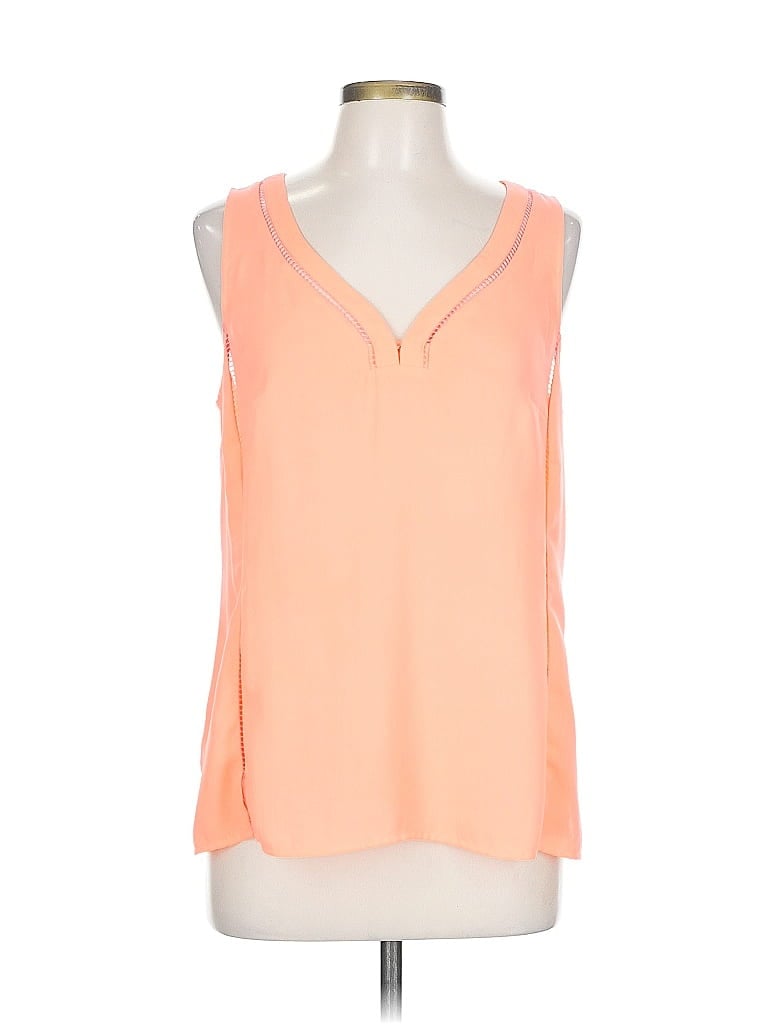 Click to view more detailed imagery on our partner's website Pre-owned Nanette Lepore Sleeveless Blouse In Orange
