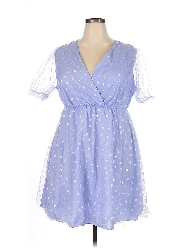 Pre-owned Shein Cocktail Dress In Blue