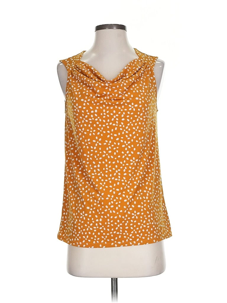 Pre-owned 41hawthorn Sleeveless Blouse In Orange