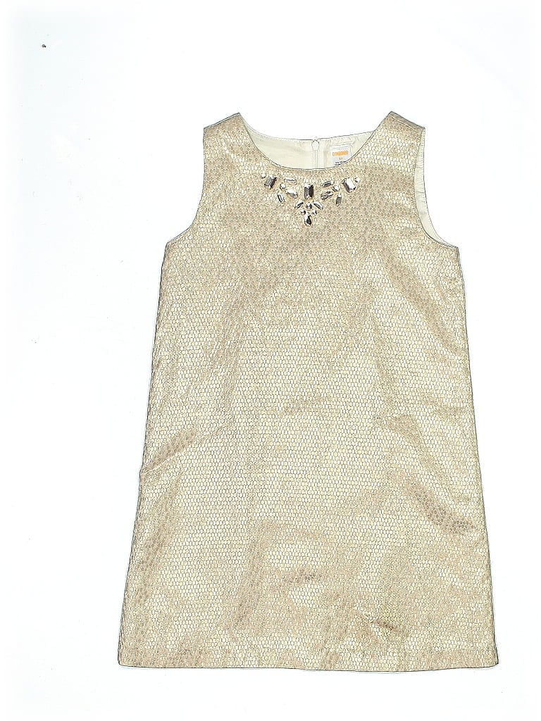 Gymboree Metallic Gold Dress Size 10 - photo 1