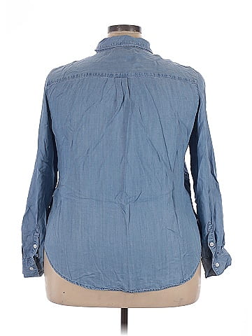 Liz Claiborne Long Sleeve Button-Down Shirt (view 2)