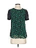 J.Crew Collection Green Short Sleeve Blouse Size 2 - photo 1