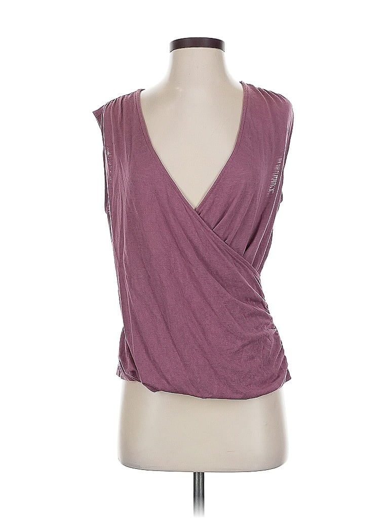 Pre-owned Athleta Sleeveless Blouse In Purple