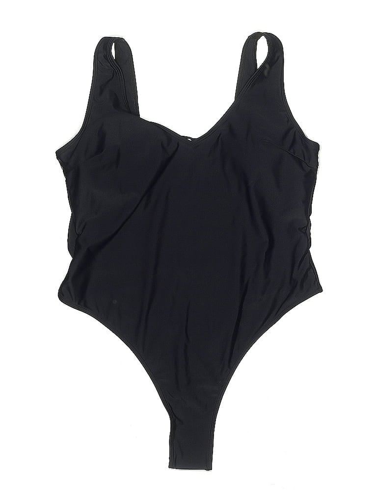Pre-owned Unbranded One Piece Swimsuit In Black