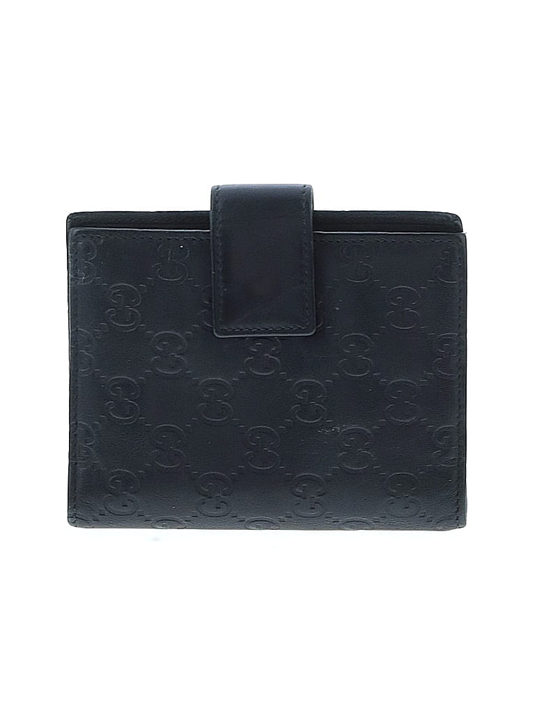 Gucci 100% Leather Black Leather Guccissima Small Ring Agenda One size - photo 1