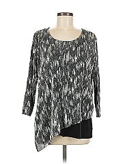 Jm Collection 3/4 Sleeve Top