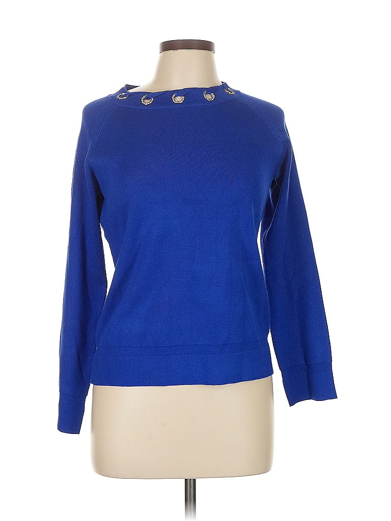 Pre-owned Assorted Brands Pullover Sweater In Blue