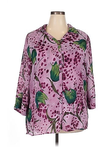 White Stag 3/4 Sleeve Blouse (view 1)