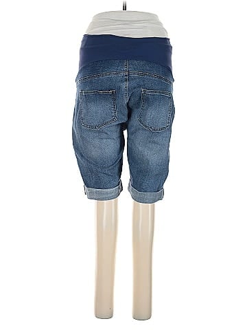 Kimi + Kai Maternity Denim Shorts (view 2)