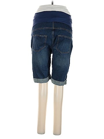Kimi + Kai Maternity Denim Shorts (view 2)