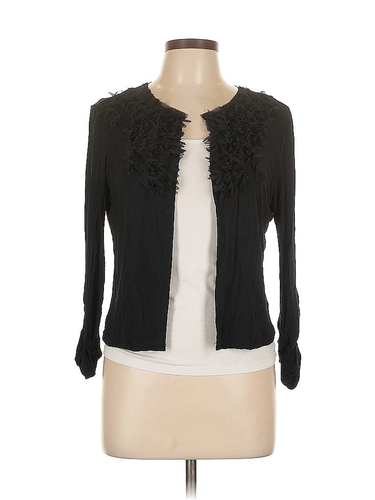 Pre-owned Grace Long Sleeve Blouse In Black
