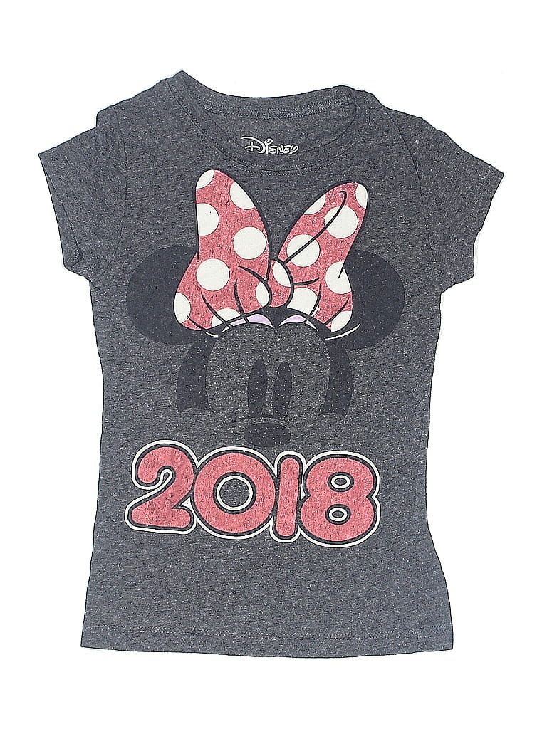 Pre-owned Disney Kids' Short Sleeve T-shirt In Gray
