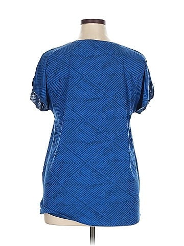 Lucky Lotus Short Sleeve Blouse (view 2)