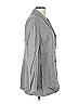 Le Suit 100% Viscose Rayon Gray Blazer Size L (estimated) - photo 3