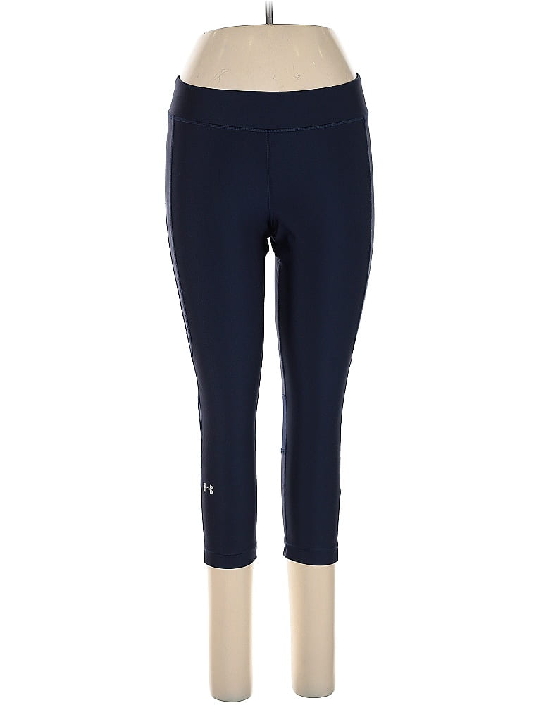 Pre-owned Under Armour Active Pants In Blue