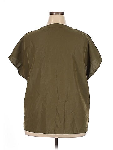 Shein Curve Short Sleeve Blouse (view 2)