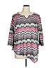 Alfred Dunner Pink 3/4 Sleeve T-Shirt Size 1X - photo 1