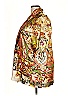 ETRO Paisley Gold Brown Silk Blazer Size 10 - photo 4