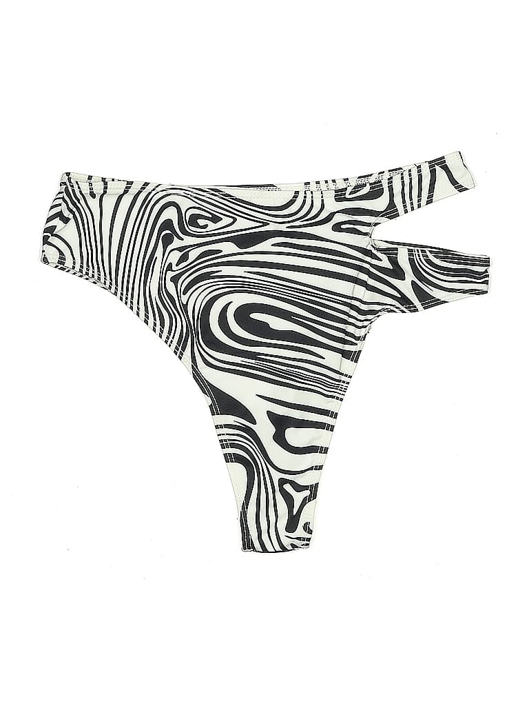 Pre-owned Unbranded Swimsuit Bottoms In White