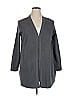 AK Anne Klein Gray Cardigan Size 1X - photo 1