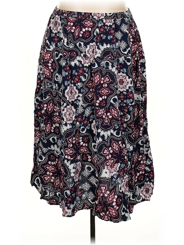 Cj Banks Paisley Blue Casual Skirt Size 2X - photo 1