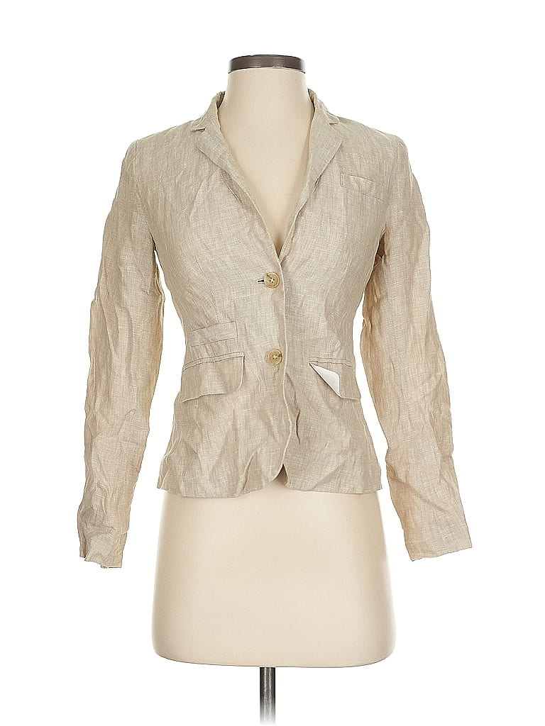 Pre-owned Banana Republic Factory Store Blazer Jacket In Brown