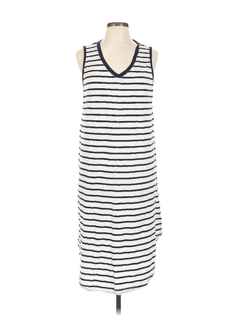 Pre-owned Caslon Casual Dress In White