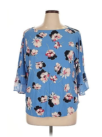 Roz & Ali 3/4 Sleeve Blouse (view 1)