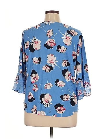 Roz & Ali 3/4 Sleeve Blouse (view 2)