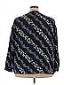 wonderly 100% Polyester Blue Long Sleeve Blouse Size 3X - photo 2