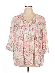 Rose + Olive 3/4 Sleeve Blouse