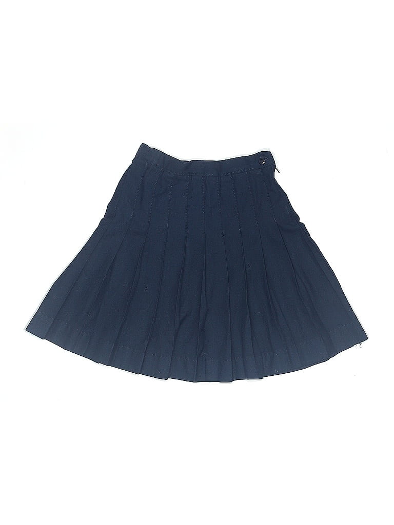 Pre-owned Lands' End Kids'  Skirt In Blue