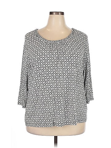 Croft & Barrow 3/4 Sleeve Blouse (view 1)