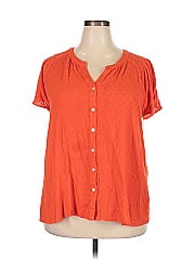 Rose + Olive Short Sleeve Blouse