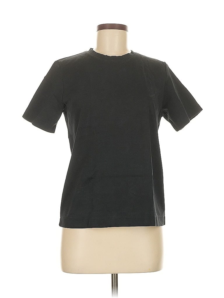 Pre-owned Unbranded Short Sleeve T-shirt In Black