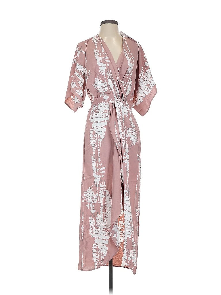 Lezat Casual Dress In Pink